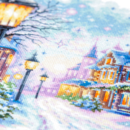 Kit de Punto de Cruz "Snow in the City" 70-35 Magic Needle