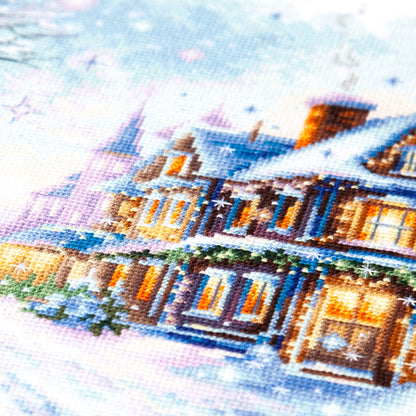 Kit de Punto de Cruz "Snow in the City" 70-35 Magic Needle