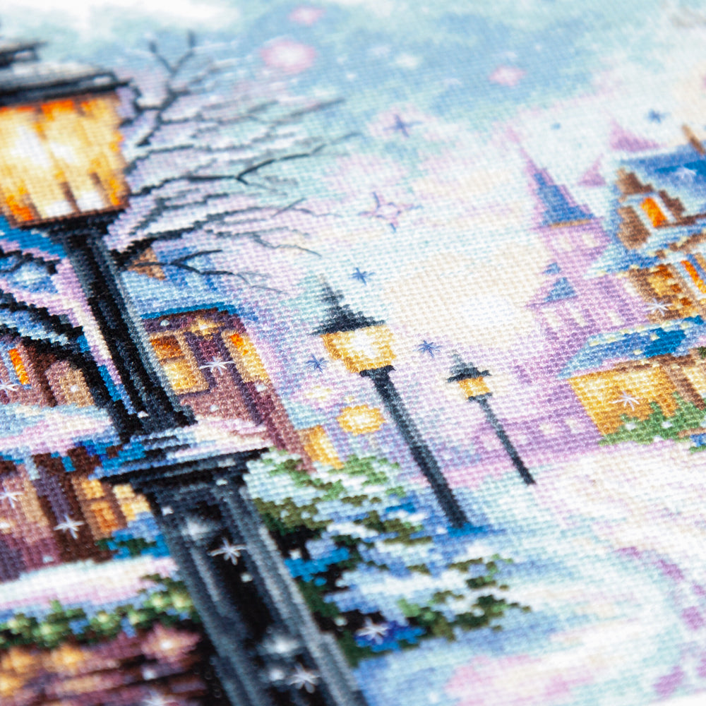 Kit de Punto de Cruz "Snow in the City" 70-35 Magic Needle