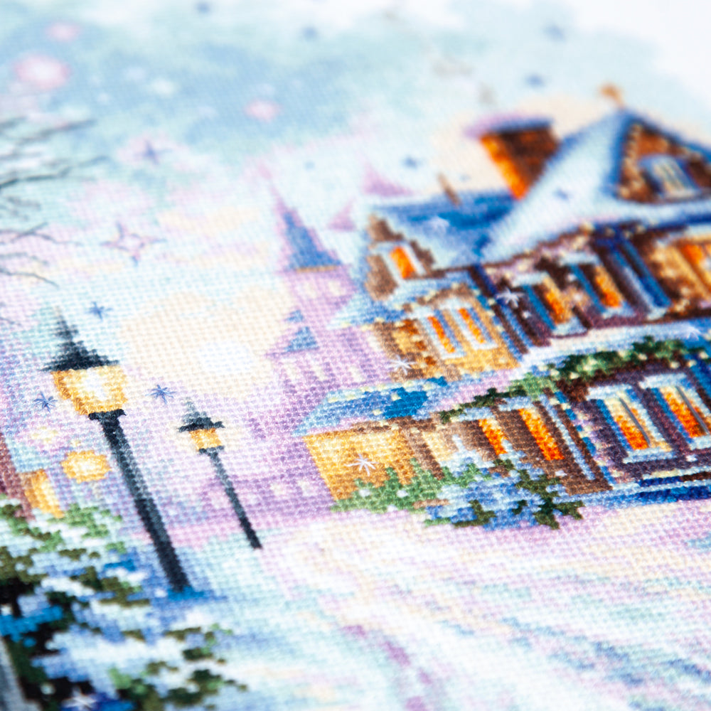 Kit de Punto de Cruz "Snow in the City" 70-35 Magic Needle