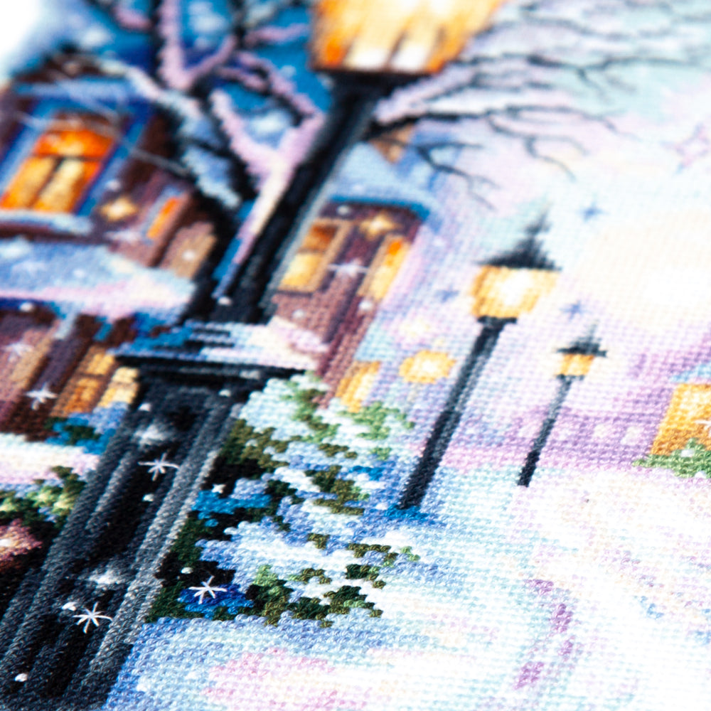 Kit de Punto de Cruz "Snow in the City" 70-35 Magic Needle