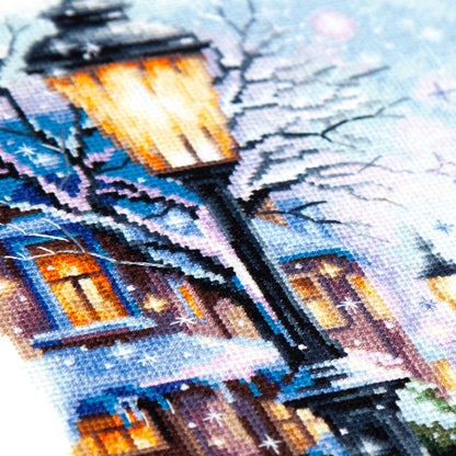Kit de Punto de Cruz "Snow in the City" 70-35 Magic Needle