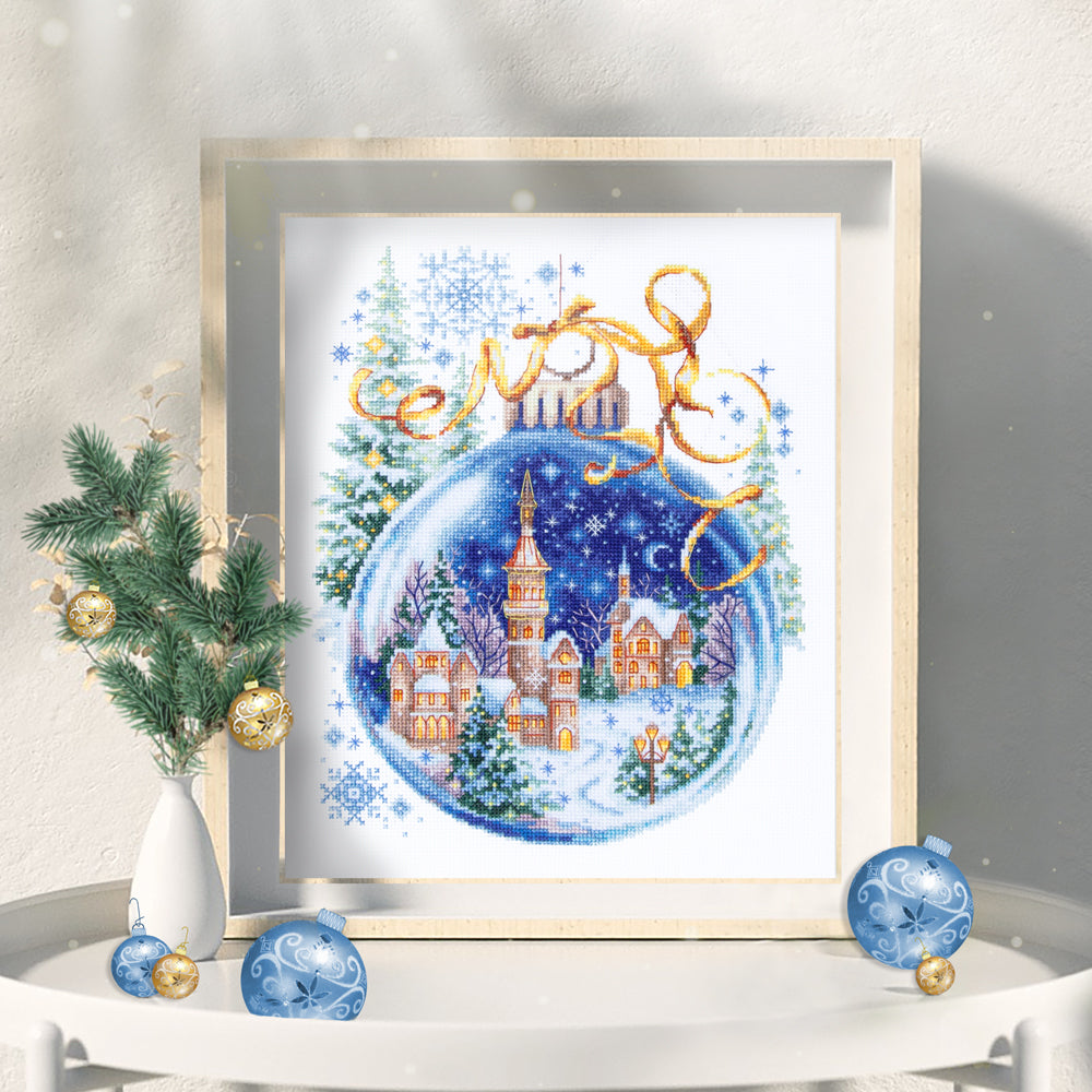 Kit de Punto de Cruz "Christmas Bauble" 70-37 Magic Needle