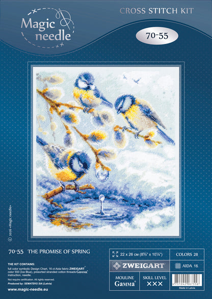 Kit de Punto de Cruz "The Promise of Spring" 70-55 Magic Needle