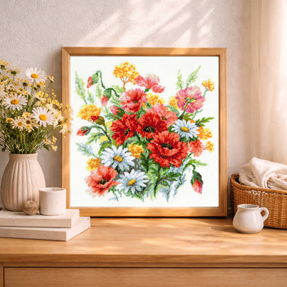 Kit de Punto de Cruz "Wildflowers" 70-58 Magic Needle