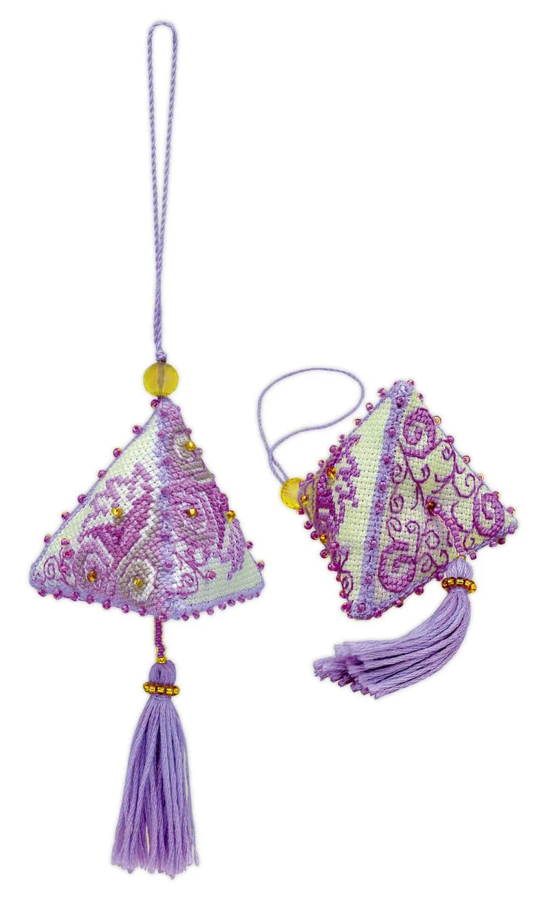 Acericos/Adornos en Punto de Cruz Riolis "Berlingo Primroses" - 1695AC