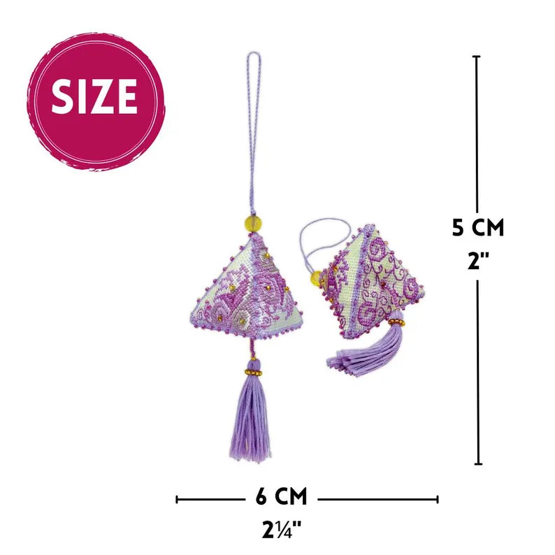 Acericos/Adornos en Punto de Cruz Riolis "Berlingo Primroses" - 1695AC