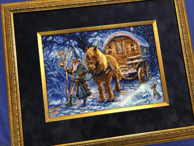 Kit de Punto de Cruz Riolis "Hechicero Viajero" - 1942