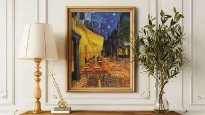 Kit de Punto de Cruz Riolis "Terraza de Café por la Noche de Van Gogh" - 2217