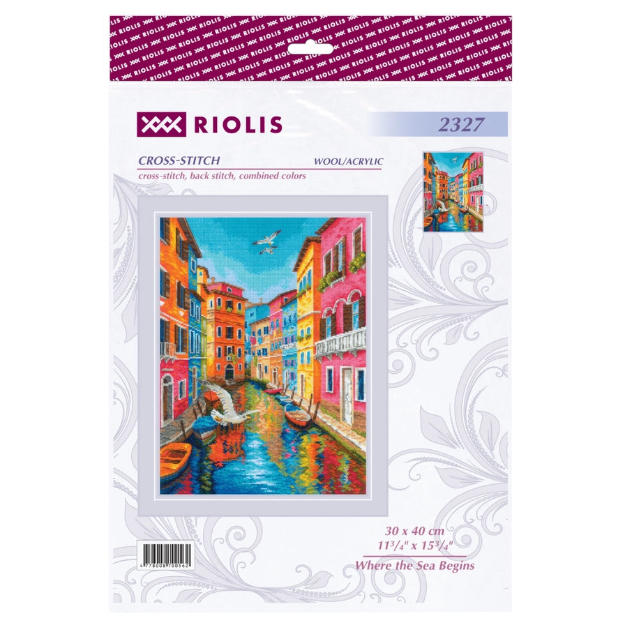 Kit de Punto de Cruz Riolis "Venecia" - 2327