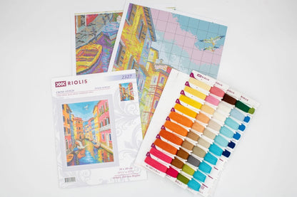 Kit de Punto de Cruz Riolis "Venecia" - 2327