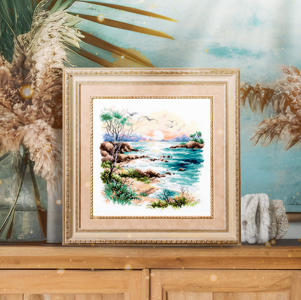Kit de Punto de Cruz "Sea Sunset" 70-16 Magic Needle