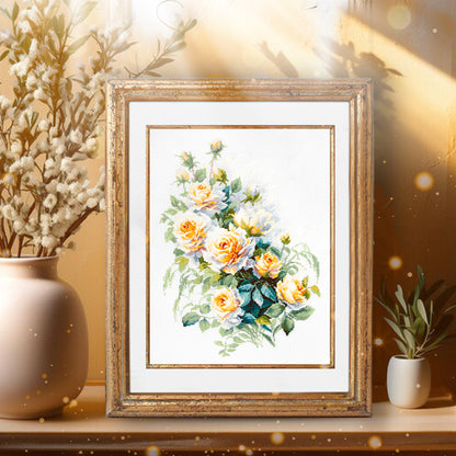 Kit de Punto de Cruz "The Queen of Flowers" 70-08 Magic Needle