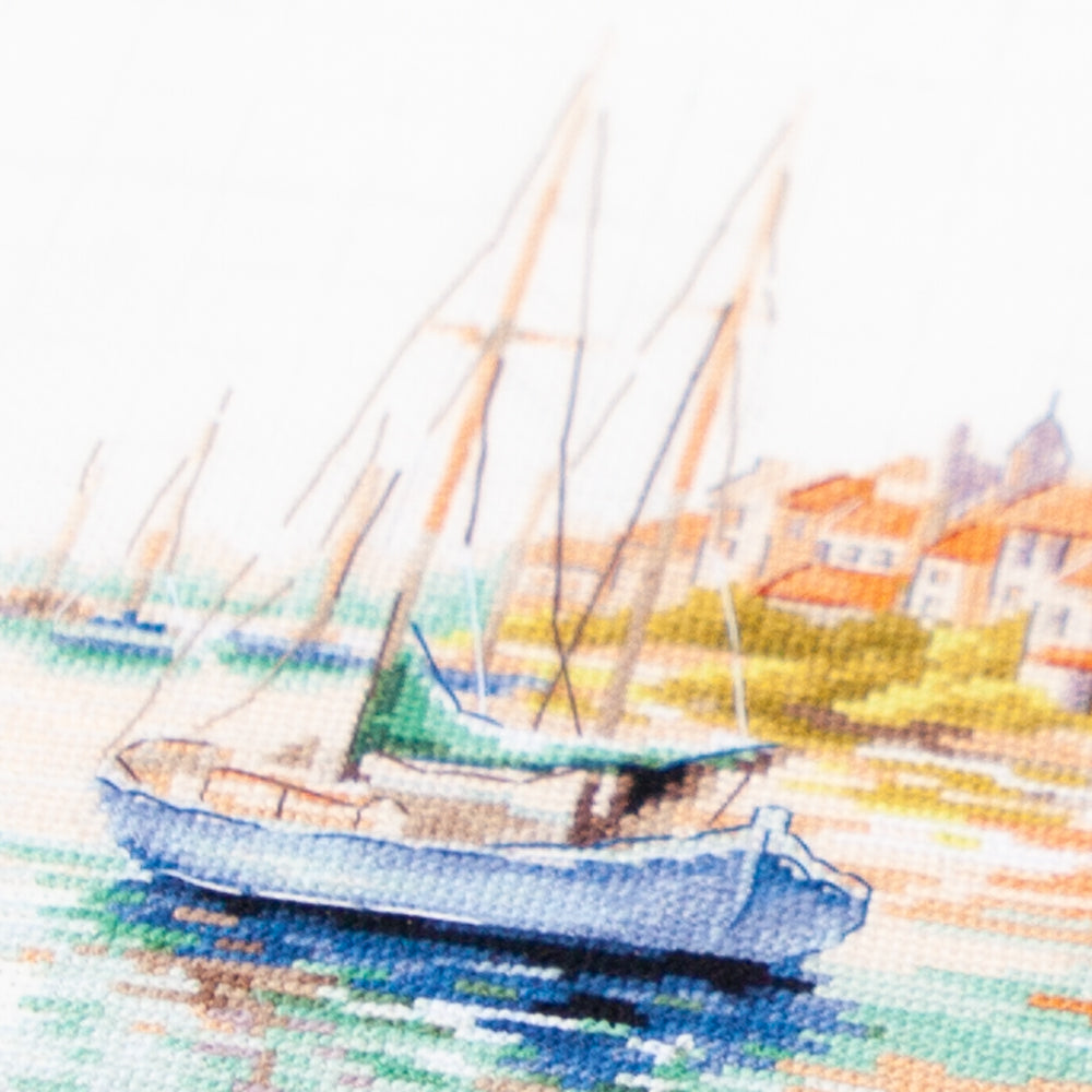 Kit de Punto de Cruz "The Quiet Harbor" 70-18 Magic Needle