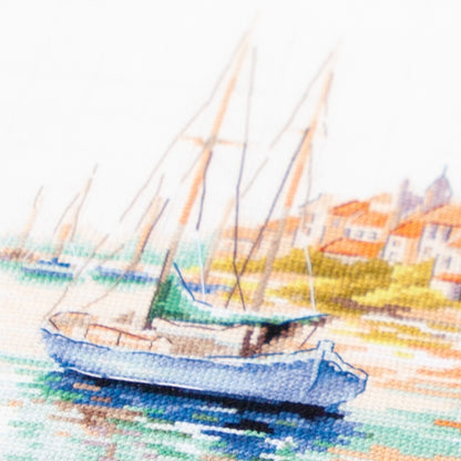 Kit de Punto de Cruz "The Quiet Harbor" 70-18 Magic Needle