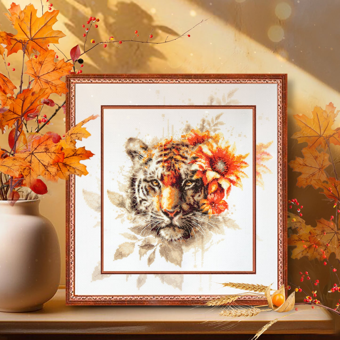 Kit de Punto de Cruz "Tigre de Bengala" 70-21 Magic Needle