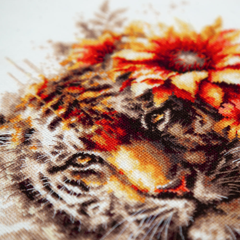 Kit de Punto de Cruz "Tigre de Bengala" 70-21 Magic Needle