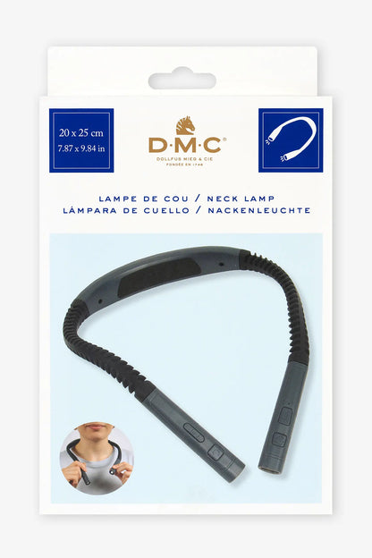 Lámpara de cuello LED DMC ajustable para bordado y punto de cruz con luz recargable USB