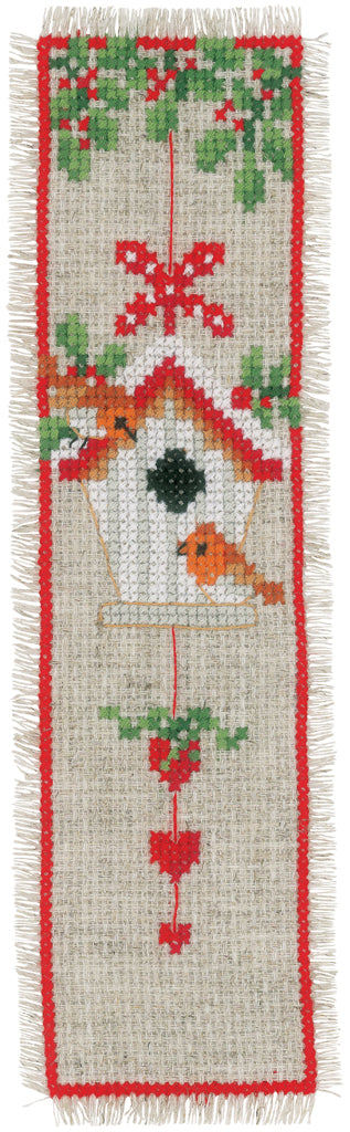 Set de 2 Marcapáginas en Punto de Cruz "Navidad" - Vervaco
