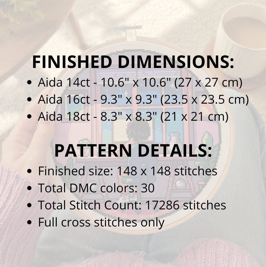 Patrón de Punto de Cruz "Midnight Creator Studio" - CrossGuidetPatterns
