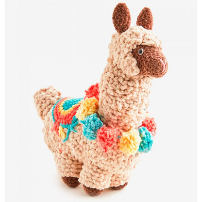 Patron crochet llama dmc happy chenille