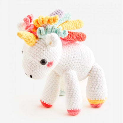 Patron crochet unicornio dmc happy chenille