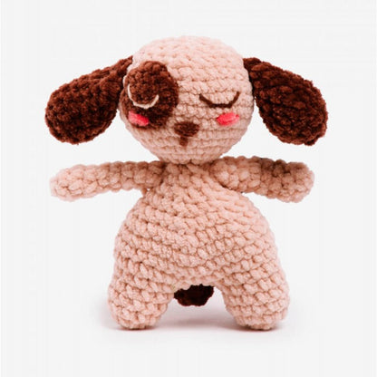 Patrón crochet perro dmc happy chenille