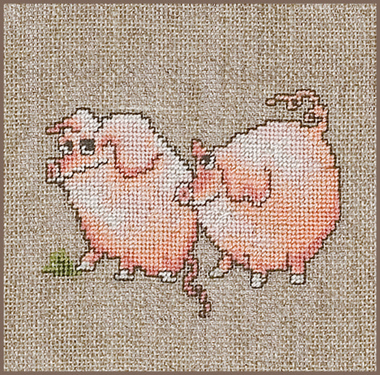 Kreuzstichset „Kleine Schweinchen“ – PN0008108
