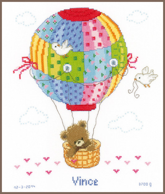 Kreuzstichset „Heißluftballon“ – PN0147916