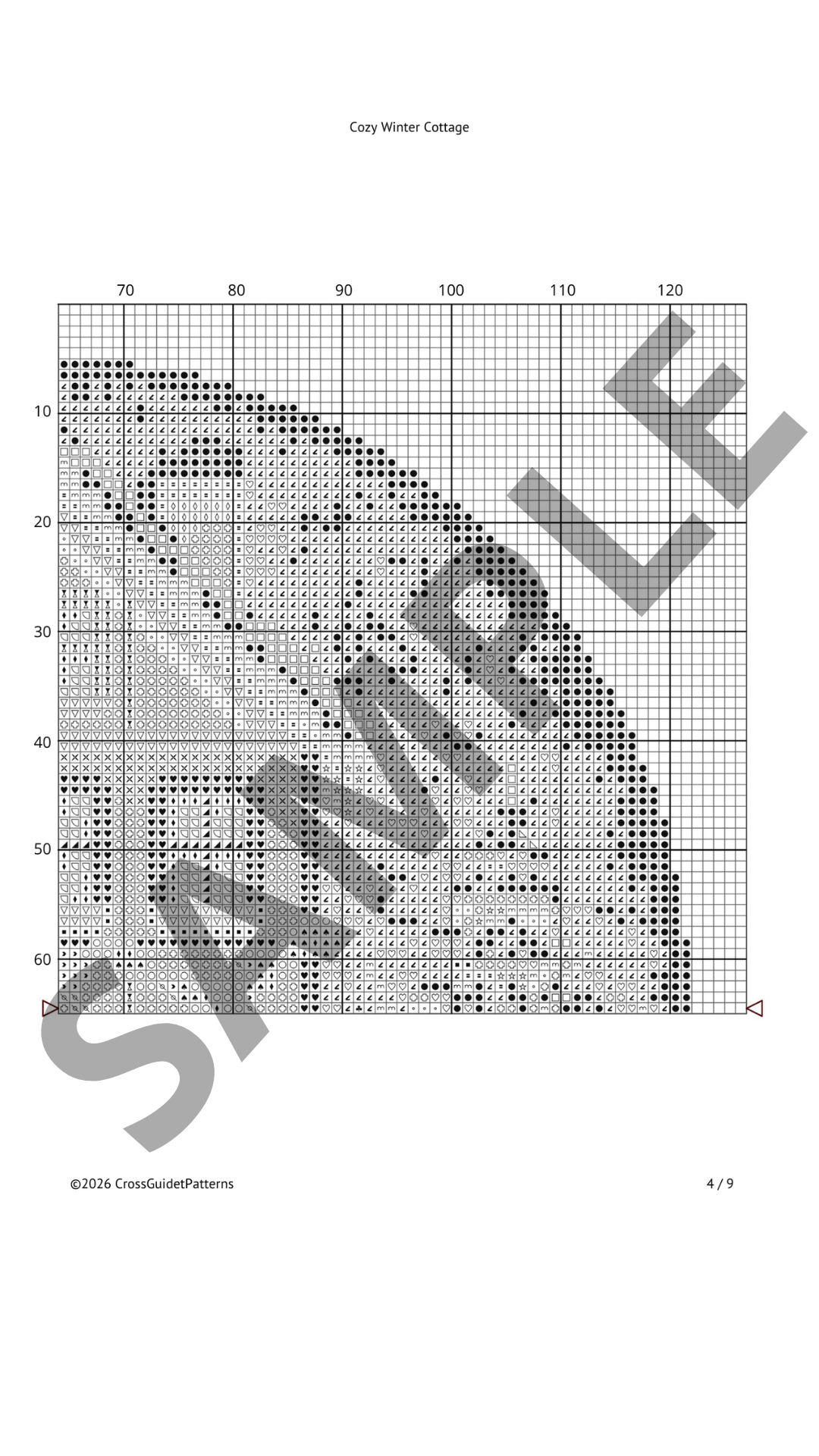 Patrón de Punto de Cruz "Dachshund" - CrossGuidetPatterns