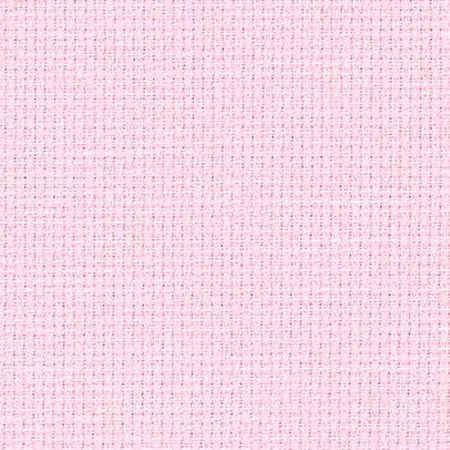 Tela Zweigart Aida 16ct color Rosa 3251/4110 para punto de cruz con textura regular de algodón.