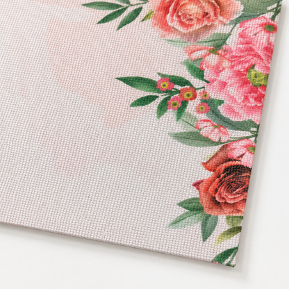 Tela Aida 14ct Impresa Rosas 30x40 cm Loisirs Créatifs