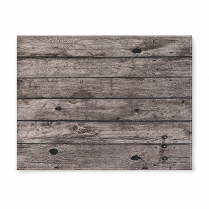 Tela Aida impresa precortada Madera Rústica de Loisirs Créatifs en formato 30x40 cm con estampado de tablas de madera envejecida.