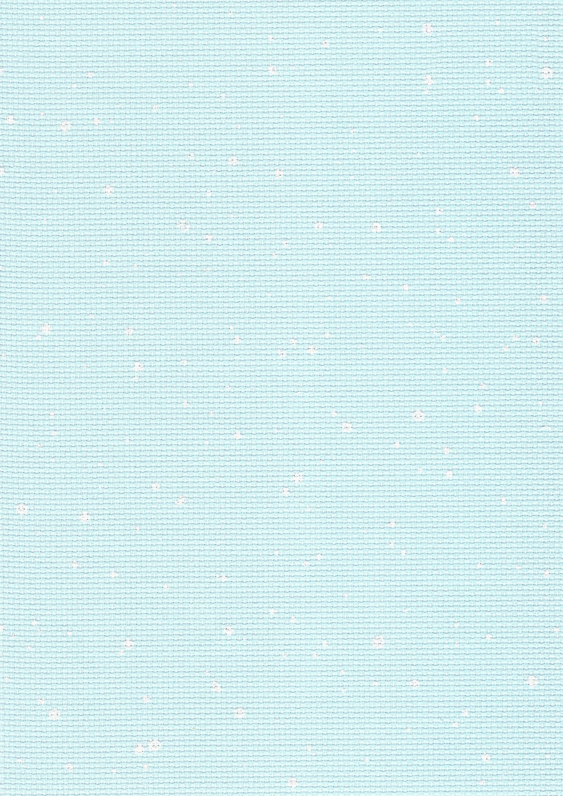 Tela Aida 14 ct Zweigart Splash Azul con motas blancas, ideal para bordado y punto de cruz con temáticas invernales, infantiles o mágicas. 100% algodón