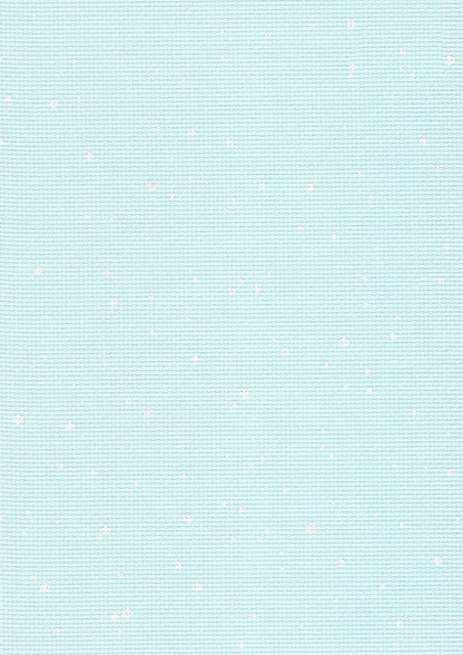 Tela Aida 14 ct Zweigart Splash Azul con motas blancas, ideal para bordado y punto de cruz con temáticas invernales, infantiles o mágicas. 100% algodón
