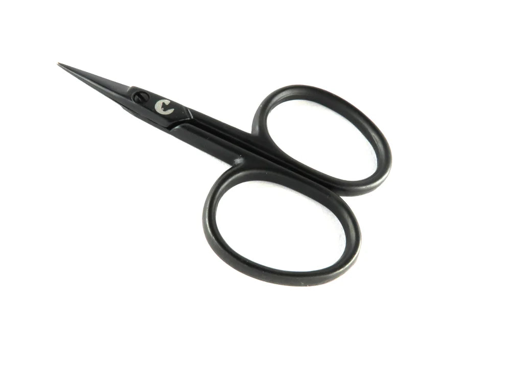 Tijeras de bordar Letistitch MINI de 5,8 cm con acabado negro mate y puntas finas y afiladas
