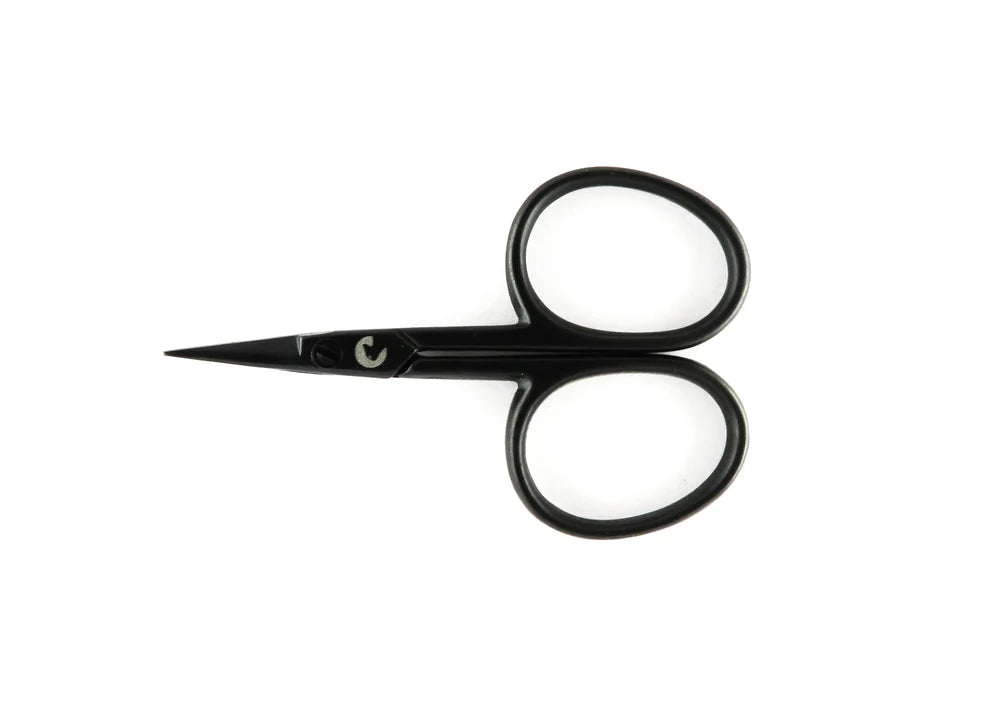 Tijeras de bordar Letistitch MINI de 5,8 cm con acabado negro mate y puntas finas y afiladas