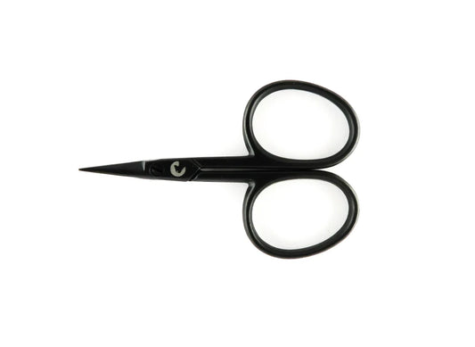 Tijeras de bordar Letistitch MINI de 5,8 cm con acabado negro mate y puntas finas y afiladas