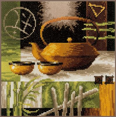 Kit punto de cruz "Yellow Teapot" - PN0148120