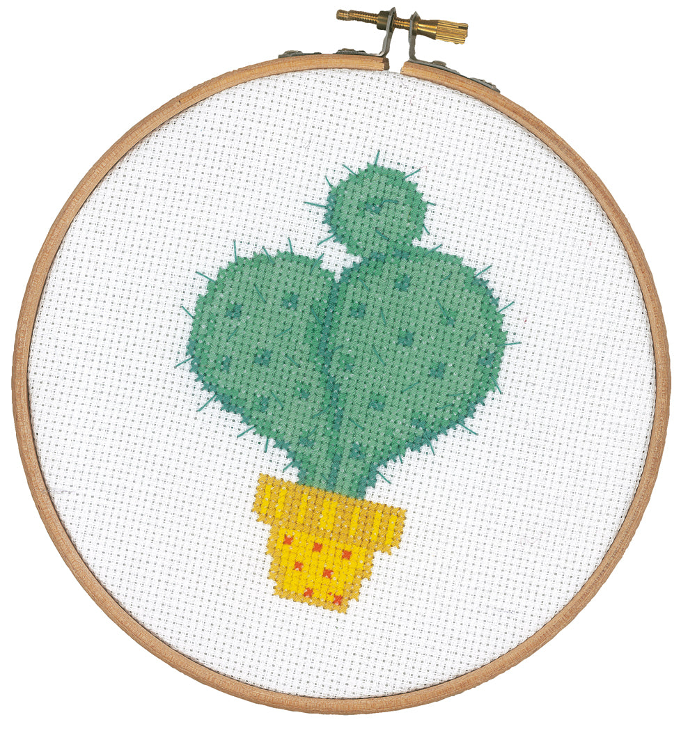 Kreuzstichset mit Rahmen „Kaktus“ – PN0155971