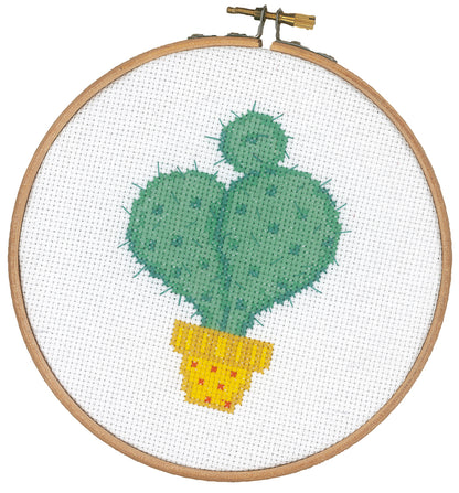 Kreuzstichset mit Rahmen „Kaktus“ – PN0155971