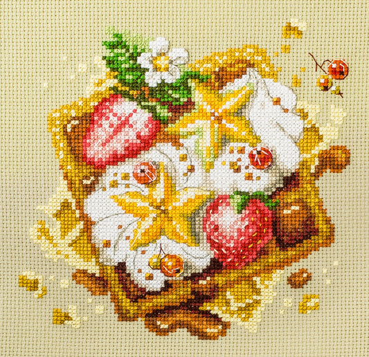 Kit punto de cruz "Viennese Waffles" 120-091