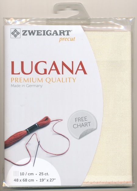 Vorgeschnittener Stoff Lugana Zweigart 25ct – Farbe 305