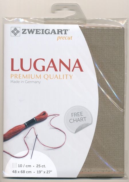 Vorgeschnittener Stoff Lugana Zweigart 25ct – Farbe 7025