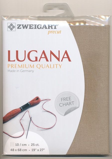 Vorgeschnittener Stoff Lugana Zweigart 25ct – Farbe 779