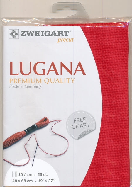 Vorgeschnittener Stoff Lugana Zweigart 25ct – Farbe 954
