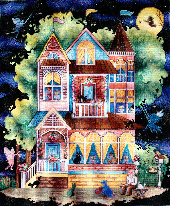 Kit de Punto de Cruz Letistitch "Fairy tale house" - Leti 937