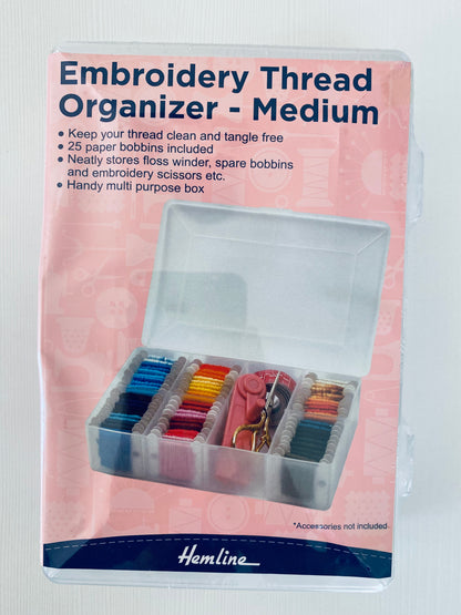 Mittelgroße Organizer-Box mit Gewinde – WHM3005