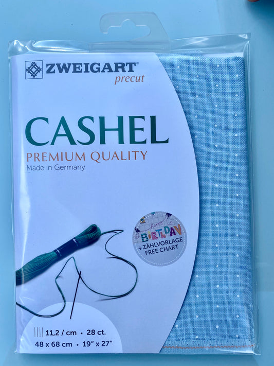 Cashel Zweigart 28ct vorgeschnittener Stoff – Farbe 5469