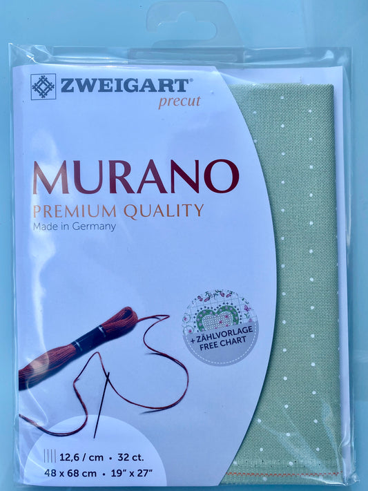 Murano Zweigart 32ct vorgeschnittener Stoff – Farbe 6349